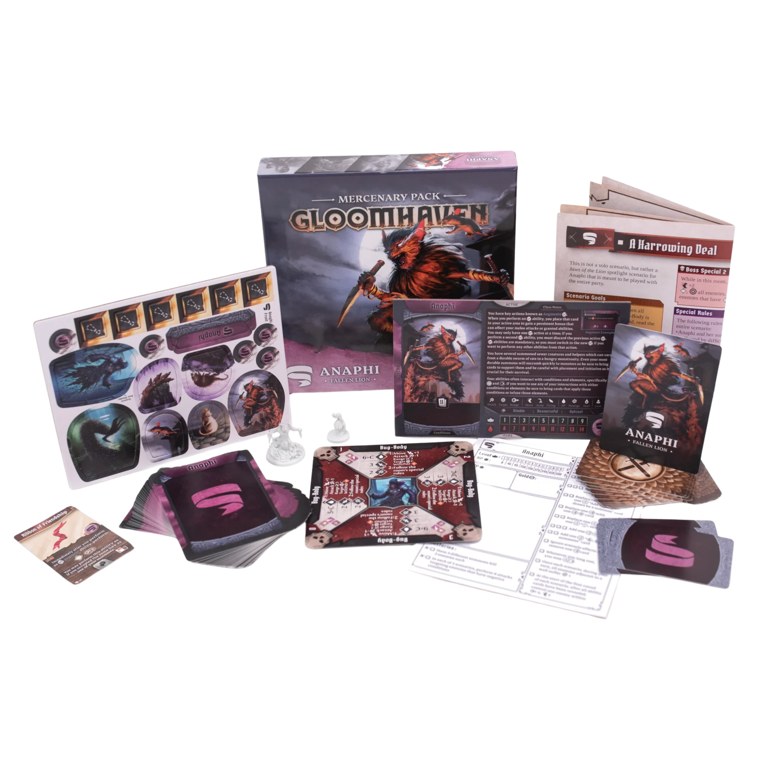 Gloomhaven Mercenary Pack: Anaphi, Fallen Lion